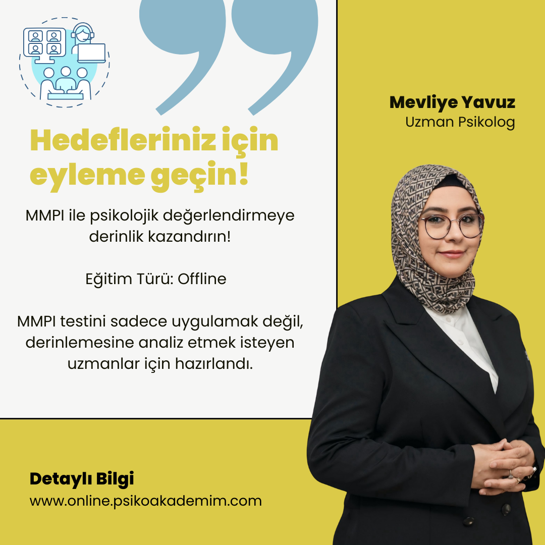 MMPI (Minnesota Multiphasic Personality Inventory) Uygulayıcı Eğitimi